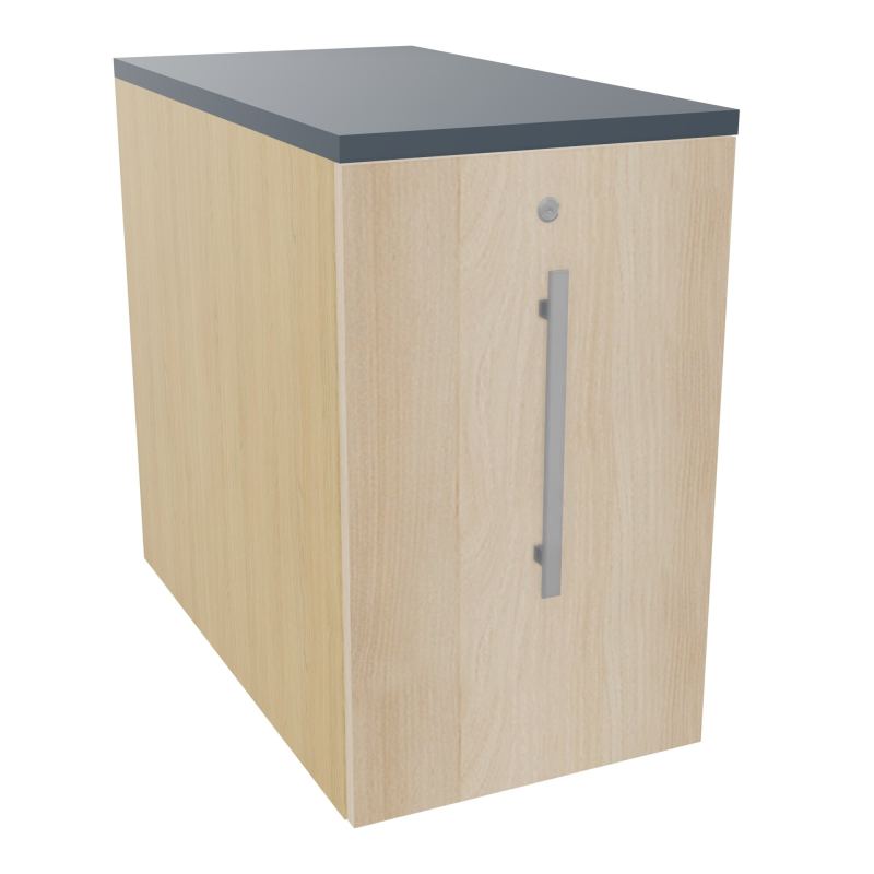 GUSTAVE CAISSON INDIVIDUEL H73,5 L43,2 P80 CM MELAMINE - CORPS  TOP  PORTE  R1 RZ R6