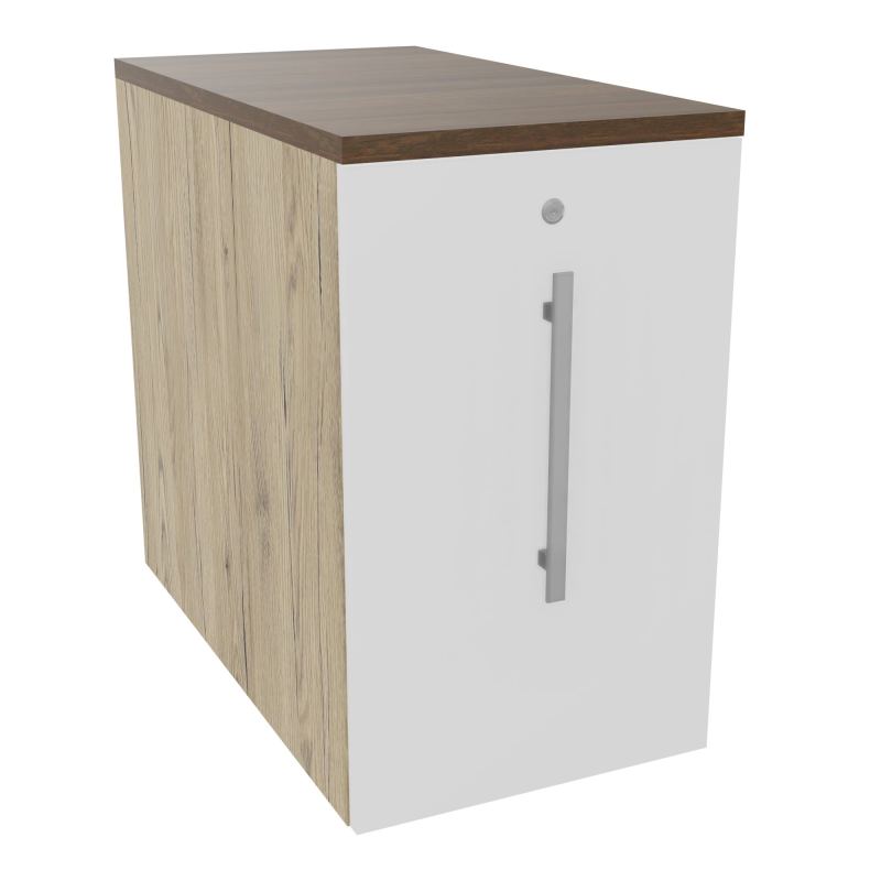 GUSTAVE CAISSON INDIVIDUEL H73,5 L43,2 P80 CM MELAMINE - CORPS  TOP  PORTE R3 MG N6
