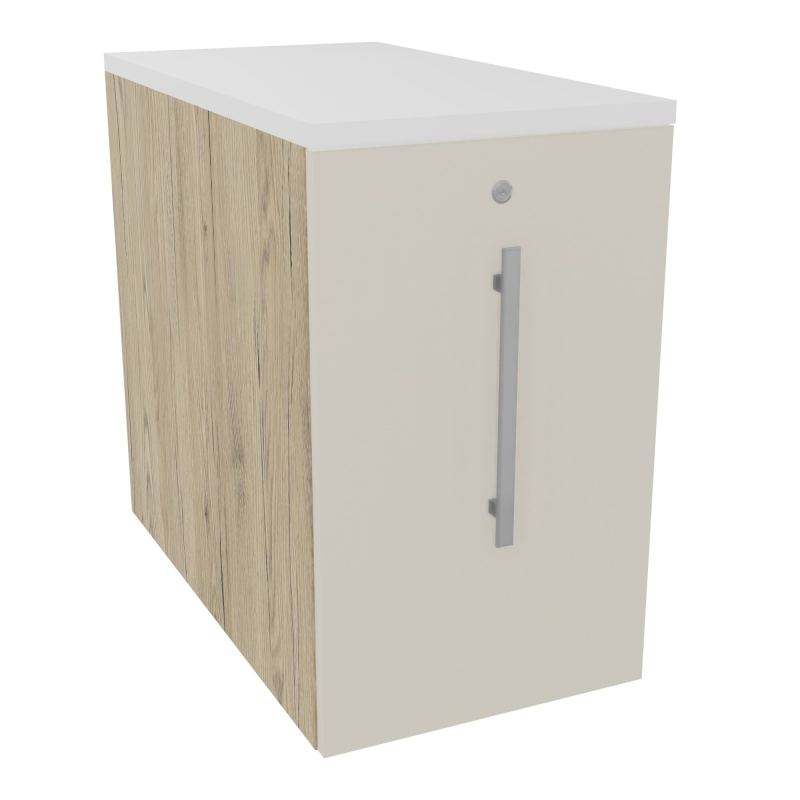 GUSTAVE CAISSON INDIVIDUEL H73,5 L43,2 P80 CM MELAMINE - CORPS  TOP  PORTE R3 N5 MG