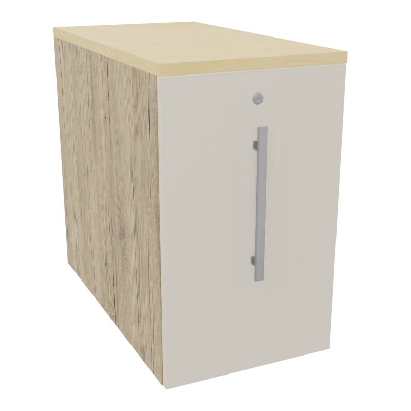 GUSTAVE CAISSON INDIVIDUEL H73,5 L43,2 P80 CM MELAMINE - CORPS  TOP  PORTE R3 N5 N8
