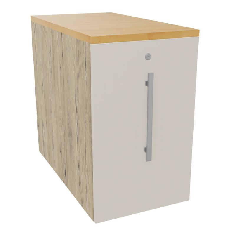GUSTAVE CAISSON INDIVIDUEL H73,5 L43,2 P80 CM MELAMINE - CORPS  TOP  PORTE  R3 N5 R5