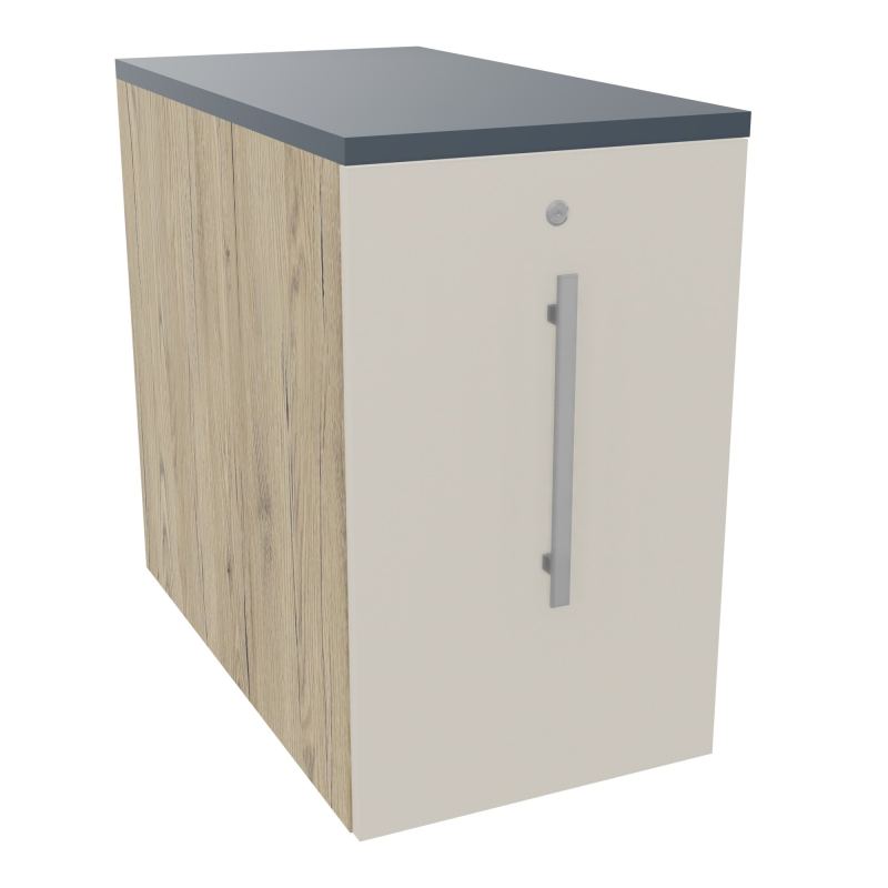 GUSTAVE CAISSON INDIVIDUEL H73,5 L43,2 P80 CM MELAMINE - CORPS  TOP  PORTE  R3 N5 R6