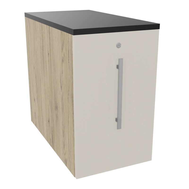 GUSTAVE CAISSON INDIVIDUEL H73,5 L43,2 P80 CM MELAMINE - CORPS  TOP  PORTE  R3 N5 R9