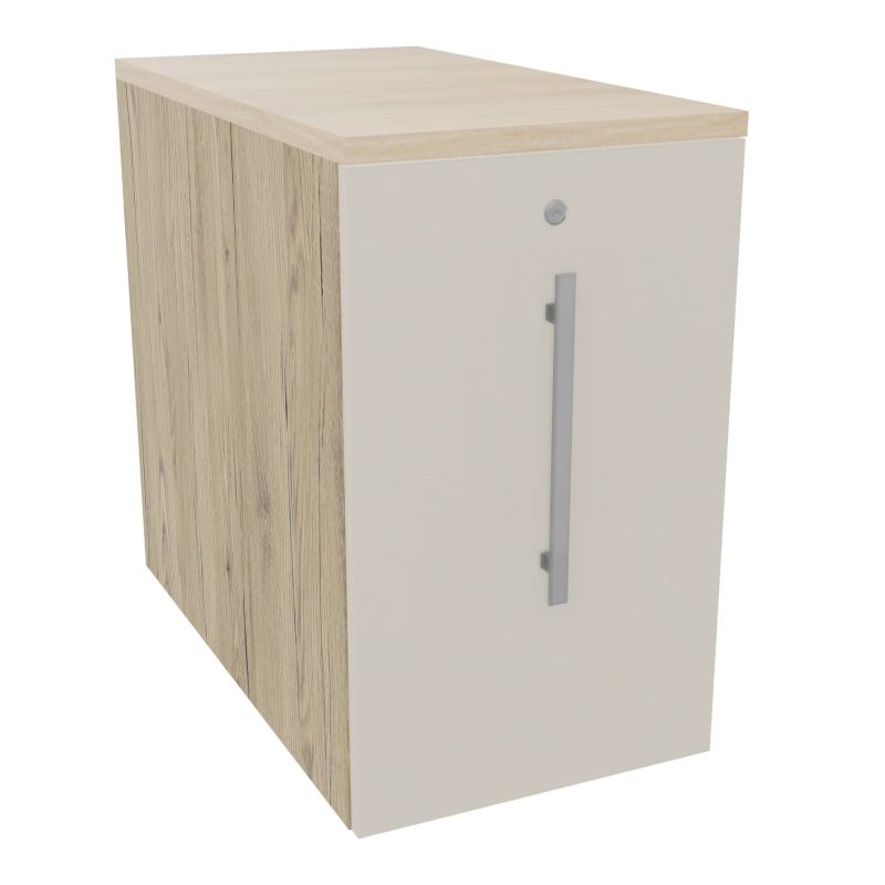 GUSTAVE CAISSON INDIVIDUEL H73,5 L43,2 P80 CM MELAMINE - CORPS  TOP  PORTE R3 N5 RZ