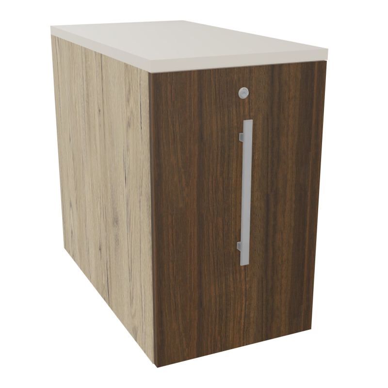 GUSTAVE CAISSON INDIVIDUEL H73,5 L43,2 P80 CM MELAMINE - CORPS  TOP  PORTE R3 N6 N5