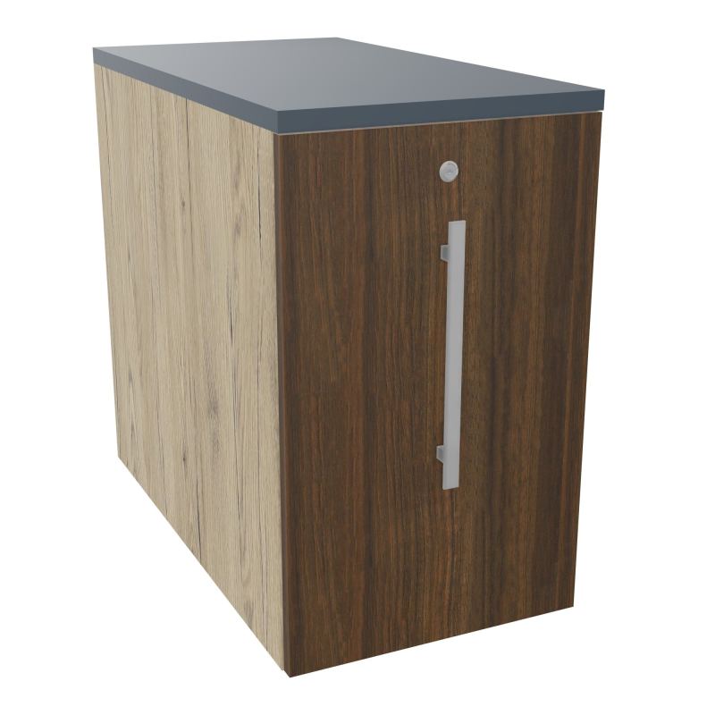 GUSTAVE CAISSON INDIVIDUEL H73,5 L43,2 P80 CM MELAMINE - CORPS  TOP  PORTE  R3 N6 R6