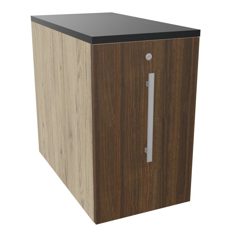 GUSTAVE CAISSON INDIVIDUEL H73,5 L43,2 P80 CM MELAMINE - CORPS  TOP  PORTE  R3 N6 R9