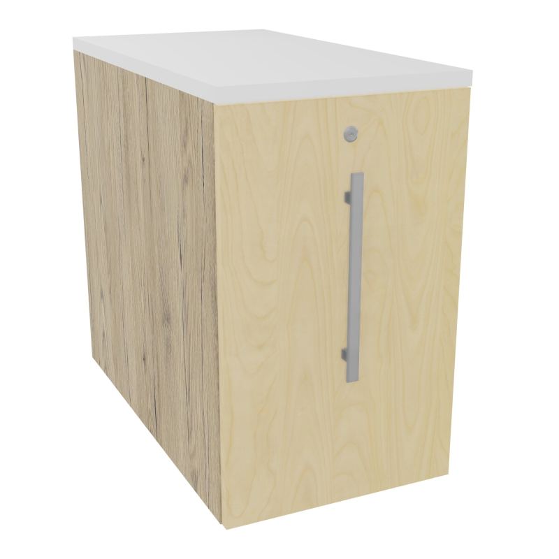 GUSTAVE CAISSON INDIVIDUEL H73,5 L43,2 P80 CM MELAMINE - CORPS  TOP  PORTE R3 N8 MG