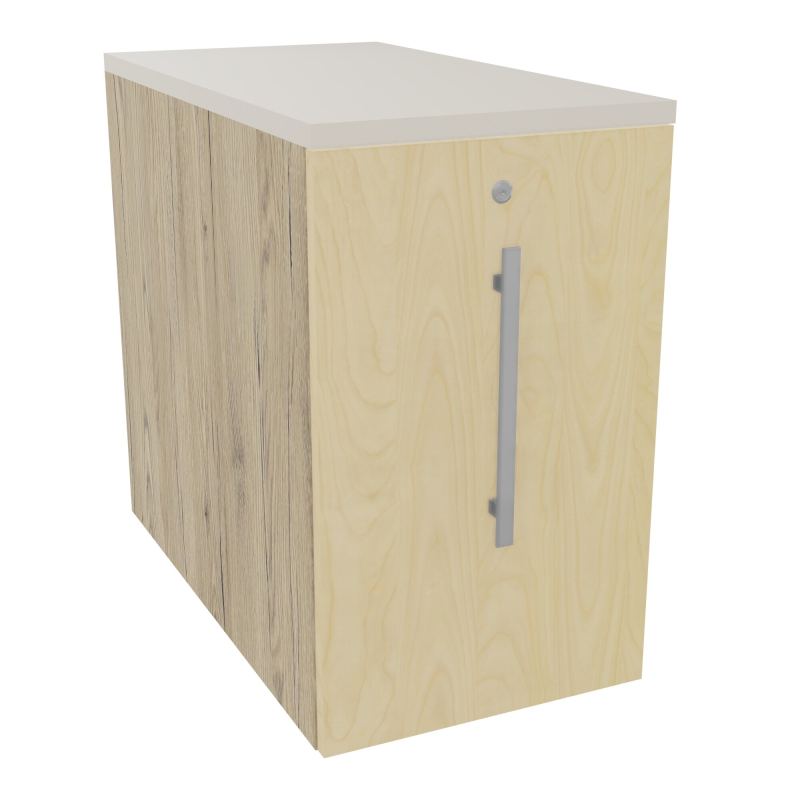 GUSTAVE CAISSON INDIVIDUEL H73,5 L43,2 P80 CM MELAMINE - CORPS  TOP  PORTE R3 N8 N5