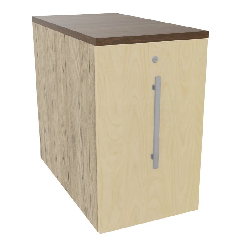 GUSTAVE CAISSON INDIVIDUEL H73,5 L43,2 P80 CM MELAMINE - CORPS  TOP  PORTE R3 N8 N6
