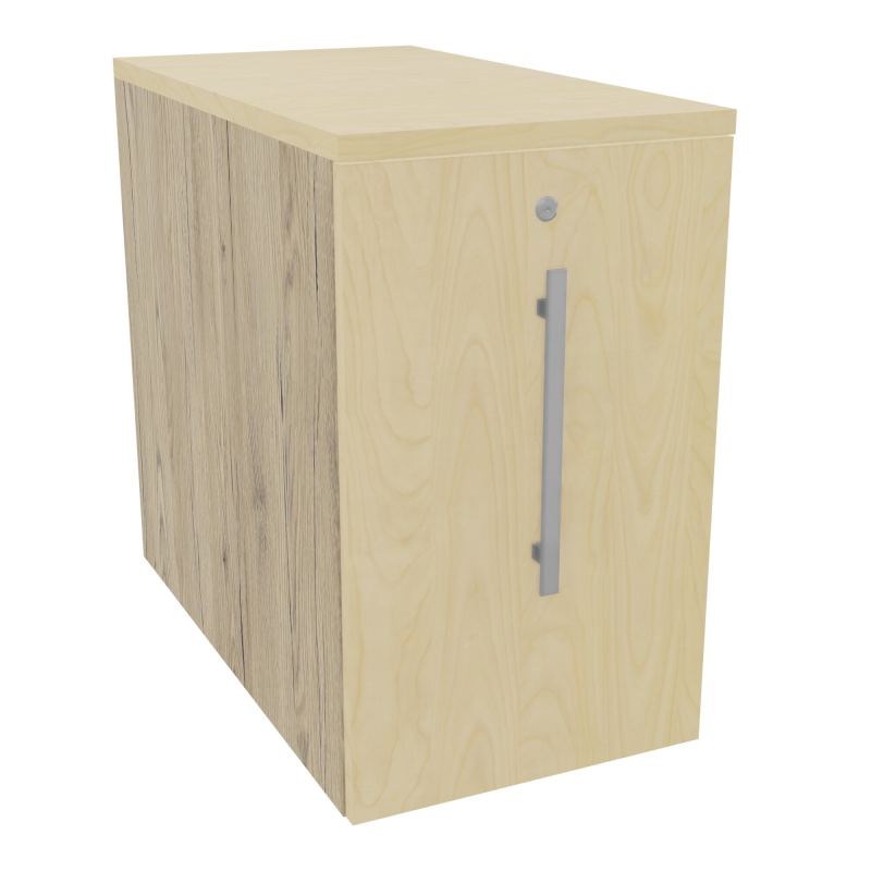 GUSTAVE CAISSON INDIVIDUEL H73,5 L43,2 P80 CM MELAMINE - CORPS  TOP  PORTE R3 N8 N8