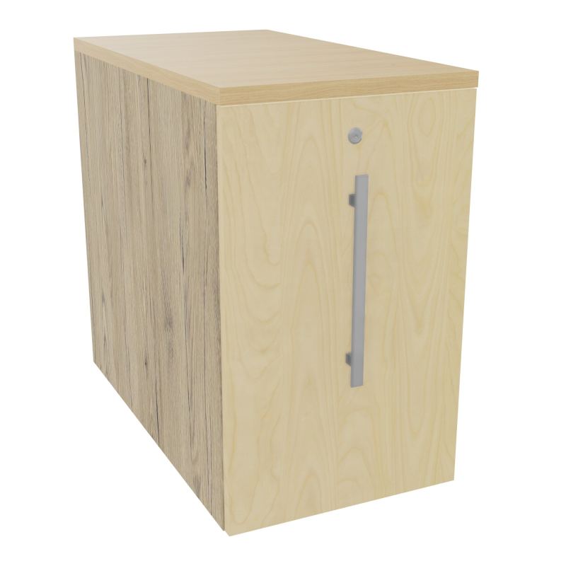 GUSTAVE CAISSON INDIVIDUEL H73,5 L43,2 P80 CM MELAMINE - CORPS  TOP  PORTE  R3 N8 R1