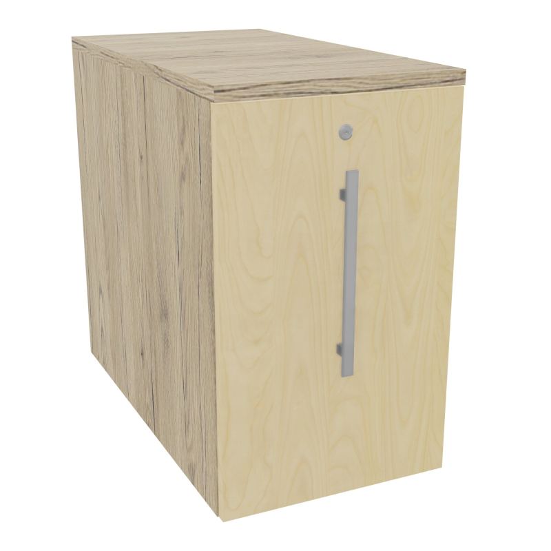 GUSTAVE CAISSON INDIVIDUEL H73,5 L43,2 P80 CM MELAMINE - CORPS  TOP  PORTE R3 N8 R3