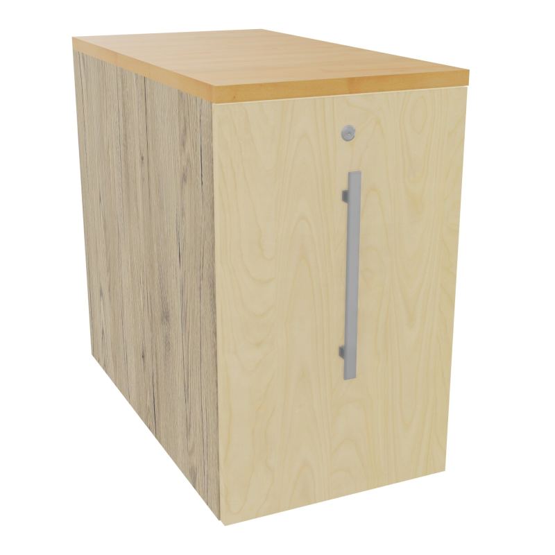 GUSTAVE CAISSON INDIVIDUEL H73,5 L43,2 P80 CM MELAMINE - CORPS  TOP  PORTE  R3 N8 R5