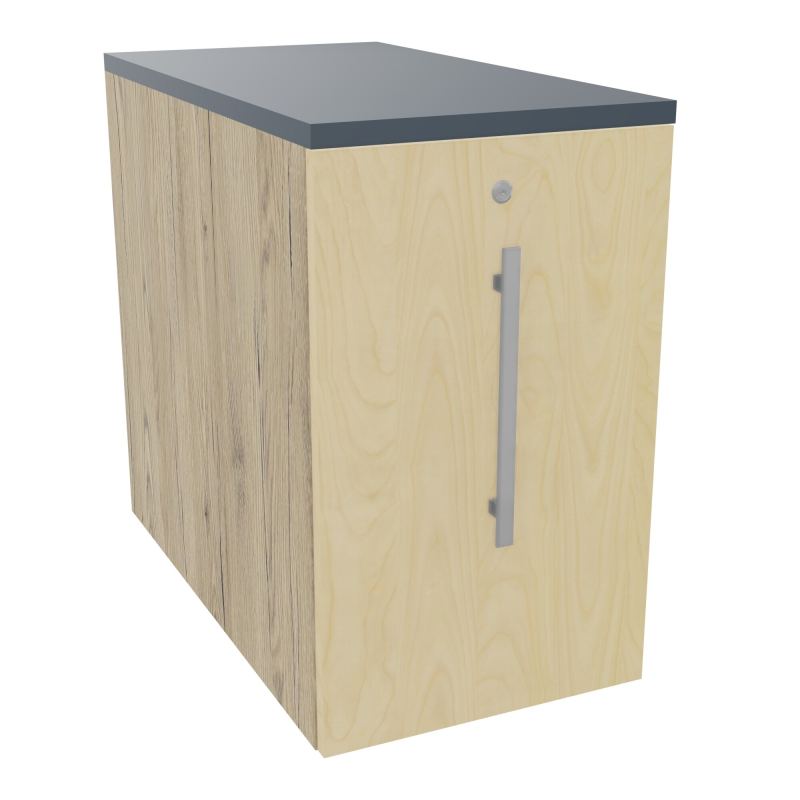 GUSTAVE CAISSON INDIVIDUEL H73,5 L43,2 P80 CM MELAMINE - CORPS  TOP  PORTE  R3 N8 R6