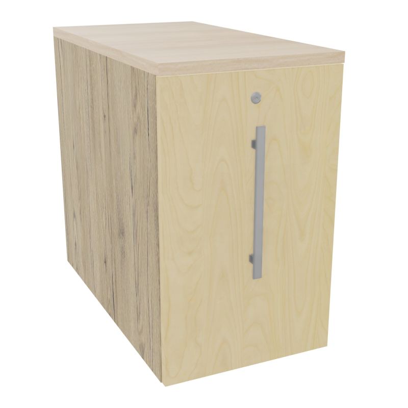 GUSTAVE CAISSON INDIVIDUEL H73,5 L43,2 P80 CM MELAMINE - CORPS  TOP  PORTE R3 N8 RZ