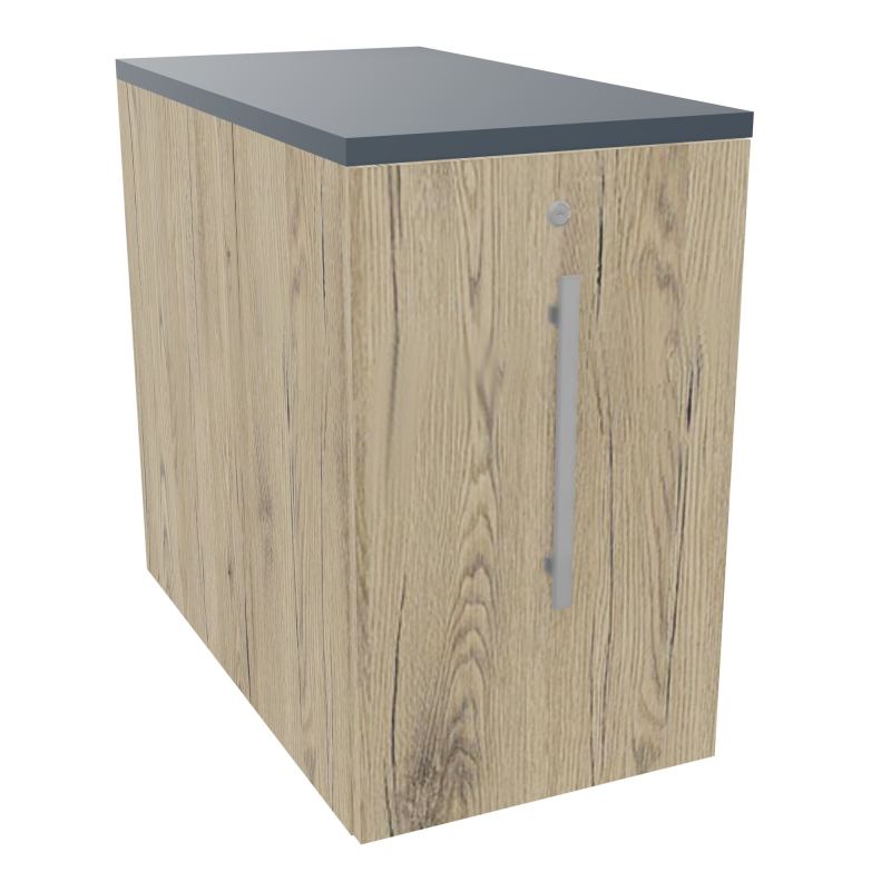 GUSTAVE CAISSON INDIVIDUEL H73,5 L43,2 P80 CM MELAMINE - CORPS  TOP  PORTE  R3 R3 R6