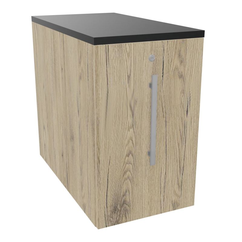 GUSTAVE CAISSON INDIVIDUEL H73,5 L43,2 P80 CM MELAMINE - CORPS  TOP  PORTE  R3 R3 R9