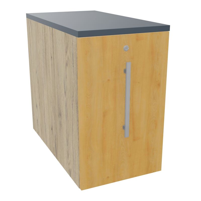 GUSTAVE CAISSON INDIVIDUEL H73,5 L43,2 P80 CM MELAMINE - CORPS  TOP  PORTE  R3 R5 R6