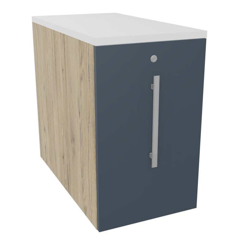 GUSTAVE CAISSON INDIVIDUEL H73,5 L43,2 P80 CM MELAMINE - CORPS  TOP  PORTE  R3 R6 MG