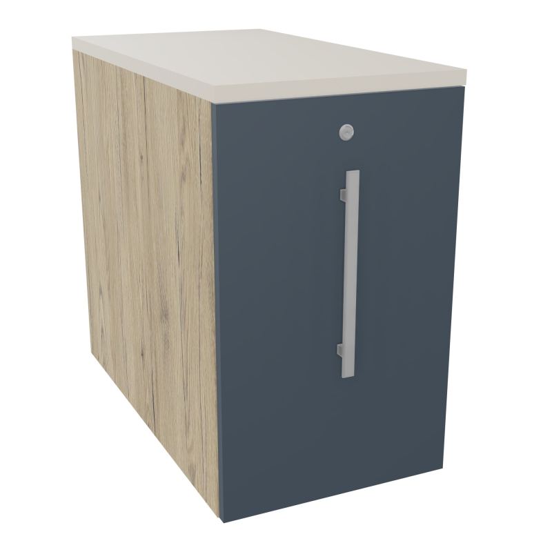 GUSTAVE CAISSON INDIVIDUEL H73,5 L43,2 P80 CM MELAMINE - CORPS  TOP  PORTE  R3 R6 N5