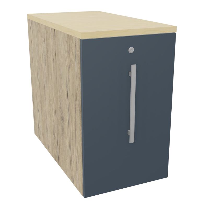 GUSTAVE CAISSON INDIVIDUEL H73,5 L43,2 P80 CM MELAMINE - CORPS  TOP  PORTE  R3 R6 N8