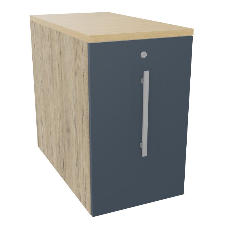 GUSTAVE CAISSON INDIVIDUEL H73,5 L43,2 P80 CM MELAMINE - CORPS  TOP  PORTE  R3 R6 R1