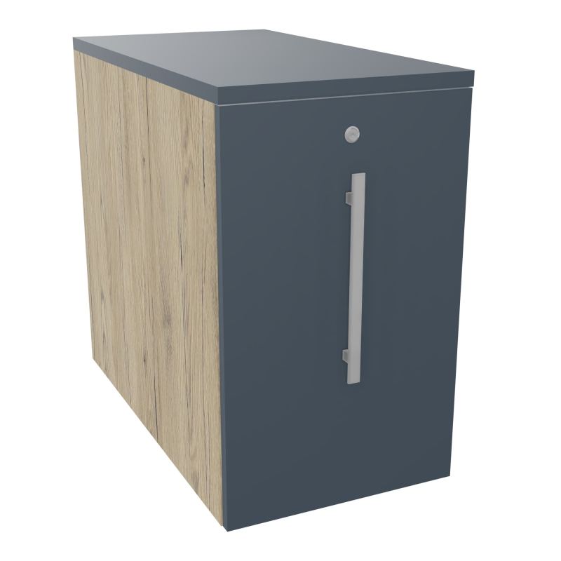 GUSTAVE CAISSON INDIVIDUEL H73,5 L43,2 P80 CM MELAMINE - CORPS  TOP  PORTE  R3 R6 R6