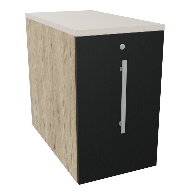 GUSTAVE CAISSON INDIVIDUEL H73,5 L43,2 P80 CM MELAMINE - CORPS  TOP  PORTE  R3 R9 N5