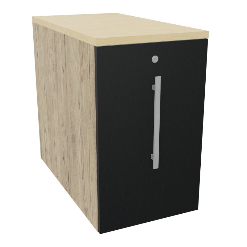 GUSTAVE CAISSON INDIVIDUEL H73,5 L43,2 P80 CM MELAMINE - CORPS  TOP  PORTE  R3 R9 N8