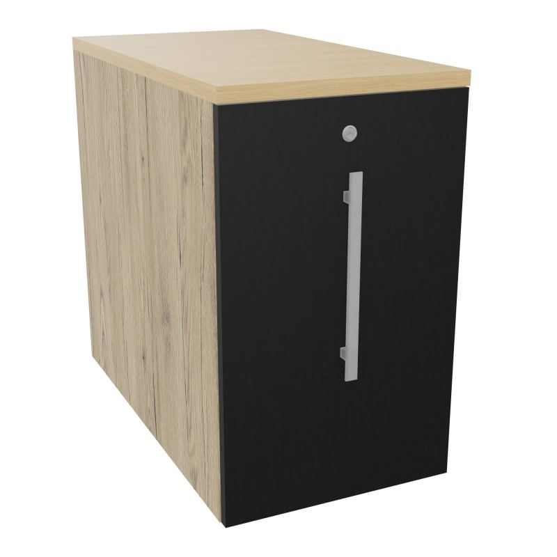 GUSTAVE CAISSON INDIVIDUEL H73,5 L43,2 P80 CM MELAMINE - CORPS  TOP  PORTE  R3 R9 R1
