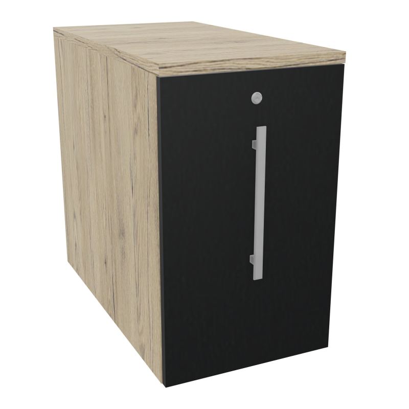 GUSTAVE CAISSON INDIVIDUEL H73,5 L43,2 P80 CM MELAMINE - CORPS  TOP  PORTE  R3 R9 R3