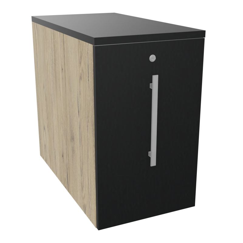 GUSTAVE CAISSON INDIVIDUEL H73,5 L43,2 P80 CM MELAMINE - CORPS  TOP  PORTE  R3 R9 R9