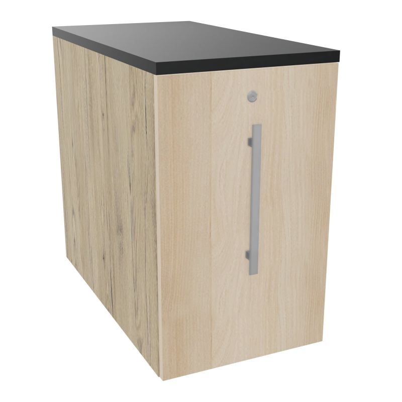 GUSTAVE CAISSON INDIVIDUEL H73,5 L43,2 P80 CM MELAMINE - CORPS  TOP  PORTE  R3 RZ R9