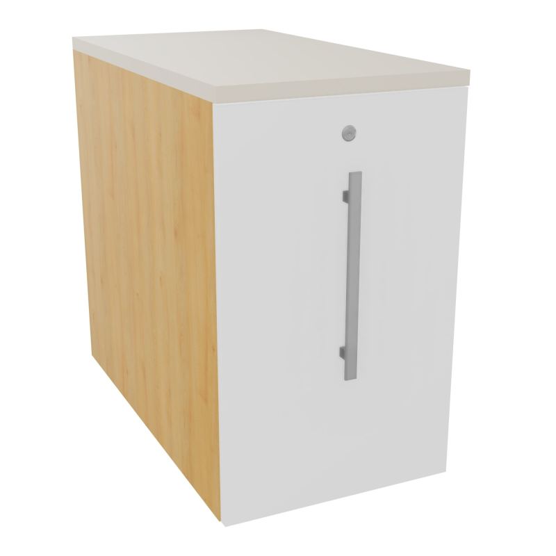 GUSTAVE CAISSON INDIVIDUEL H73,5 L43,2 P80 CM MELAMINE - CORPS  TOP  PORTE  R5 MG N5