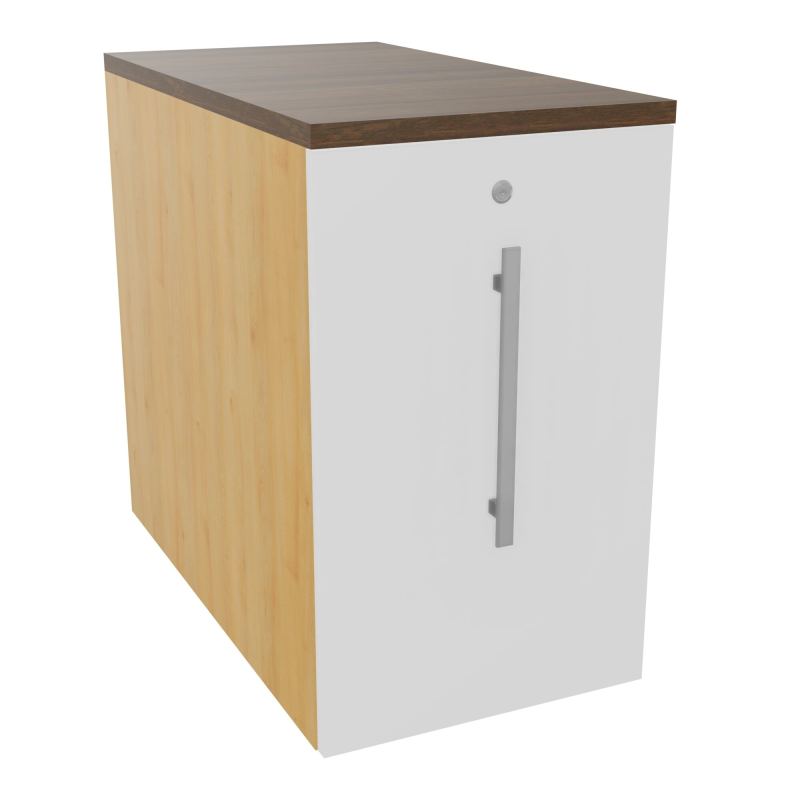 GUSTAVE CAISSON INDIVIDUEL H73,5 L43,2 P80 CM MELAMINE - CORPS  TOP  PORTE  R5 MG N6