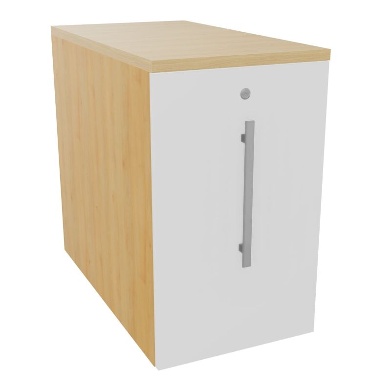 GUSTAVE CAISSON INDIVIDUEL H73,5 L43,2 P80 CM MELAMINE - CORPS  TOP  PORTE  R5 MG R1