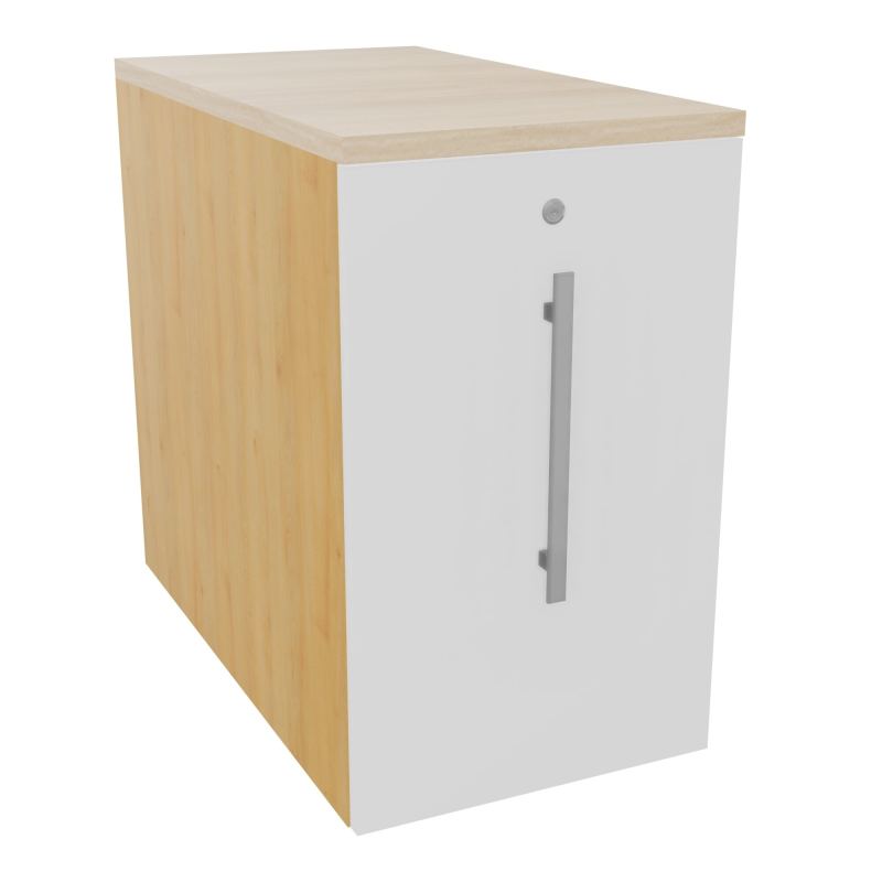 GUSTAVE CAISSON INDIVIDUEL H73,5 L43,2 P80 CM MELAMINE - CORPS  TOP  PORTE  R5 MG RZ