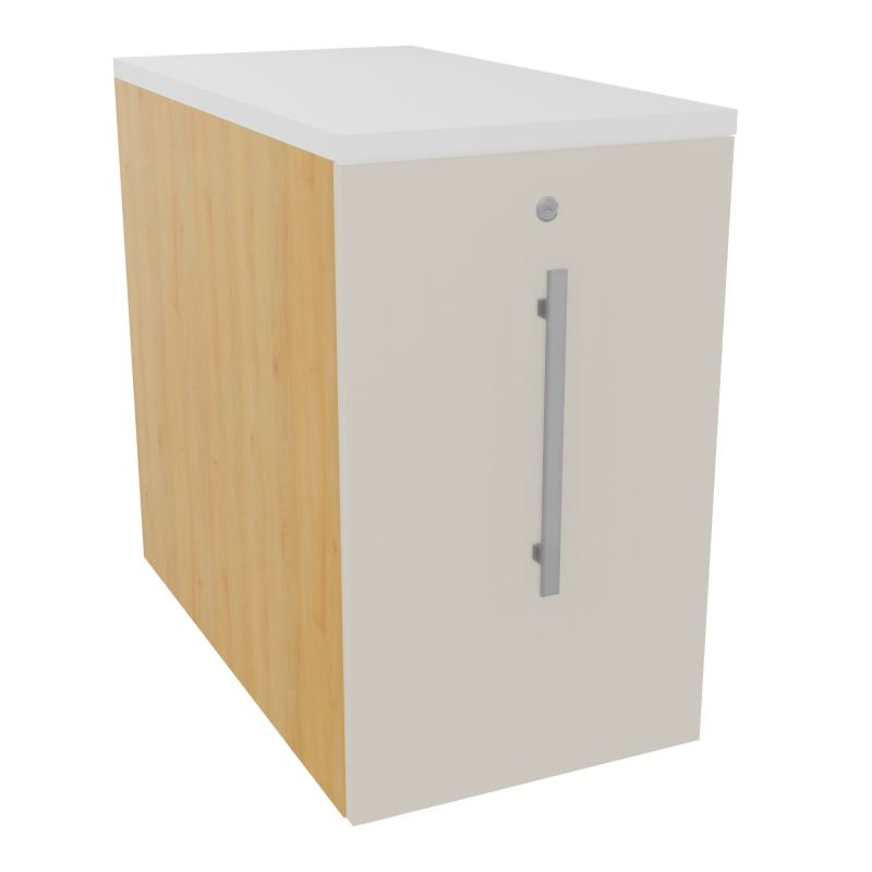 GUSTAVE CAISSON INDIVIDUEL H73,5 L43,2 P80 CM MELAMINE - CORPS  TOP  PORTE  R5 N5 MG