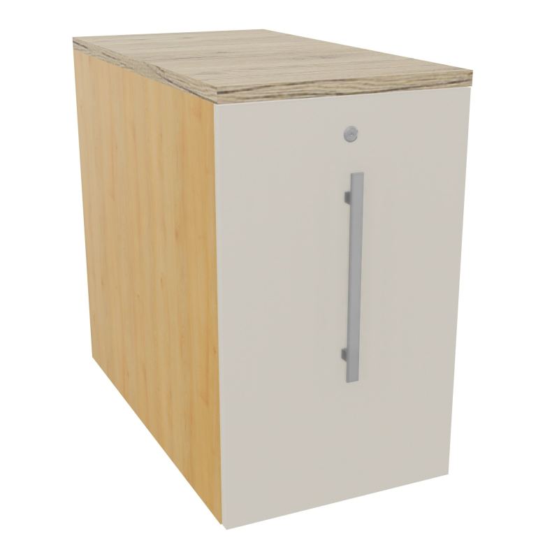 GUSTAVE CAISSON INDIVIDUEL H73,5 L43,2 P80 CM MELAMINE - CORPS  TOP  PORTE  R5 N5 R3