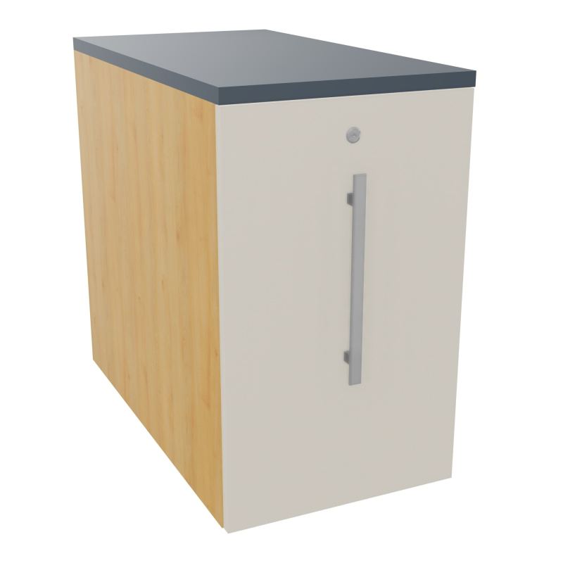 GUSTAVE CAISSON INDIVIDUEL H73,5 L43,2 P80 CM MELAMINE - CORPS  TOP  PORTE  R5 N5 R6