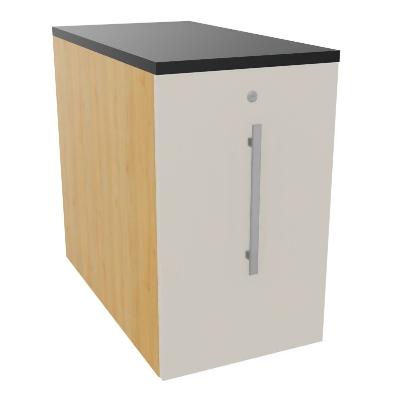 GUSTAVE CAISSON INDIVIDUEL H73,5 L43,2 P80 CM MELAMINE - CORPS  TOP  PORTE  R5 N5 R9