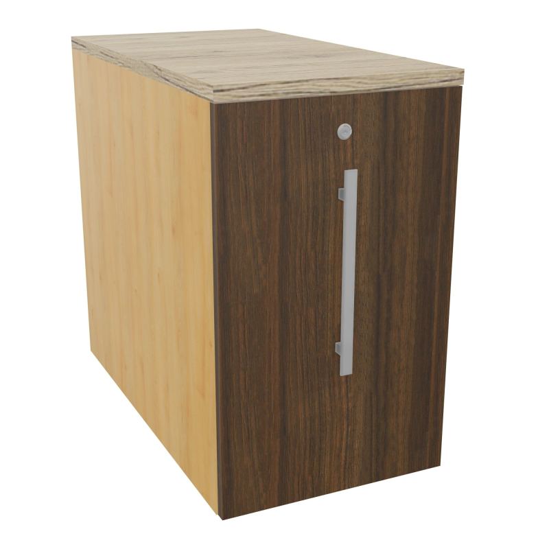 GUSTAVE CAISSON INDIVIDUEL H73,5 L43,2 P80 CM MELAMINE - CORPS  TOP  PORTE  R5 N6 R3