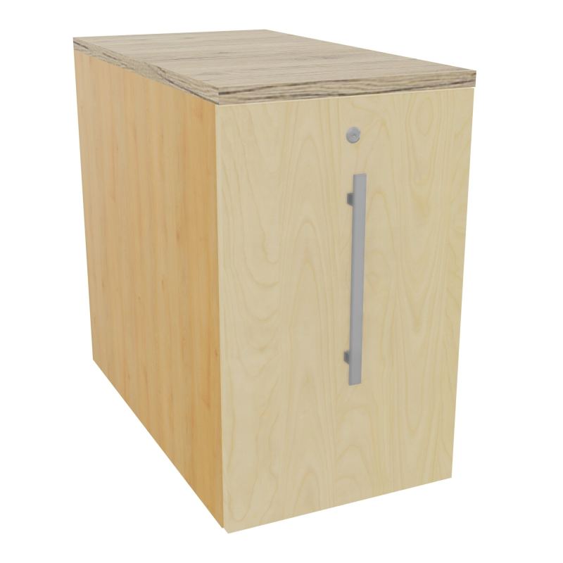 GUSTAVE CAISSON INDIVIDUEL H73,5 L43,2 P80 CM MELAMINE - CORPS  TOP  PORTE  R5 N8 R3