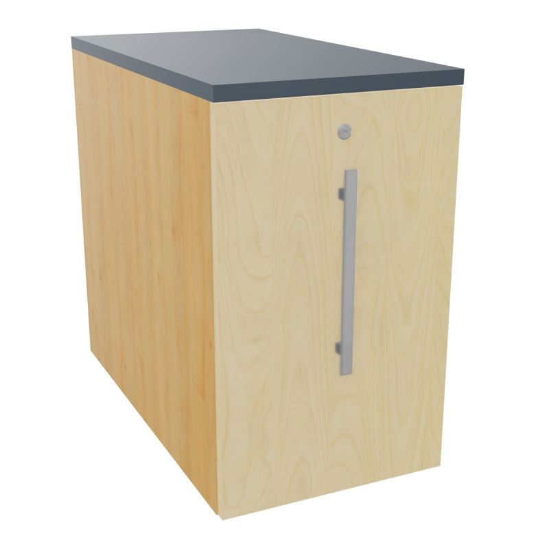 GUSTAVE CAISSON INDIVIDUEL H73,5 L43,2 P80 CM MELAMINE - CORPS  TOP  PORTE  R5 N8 R6