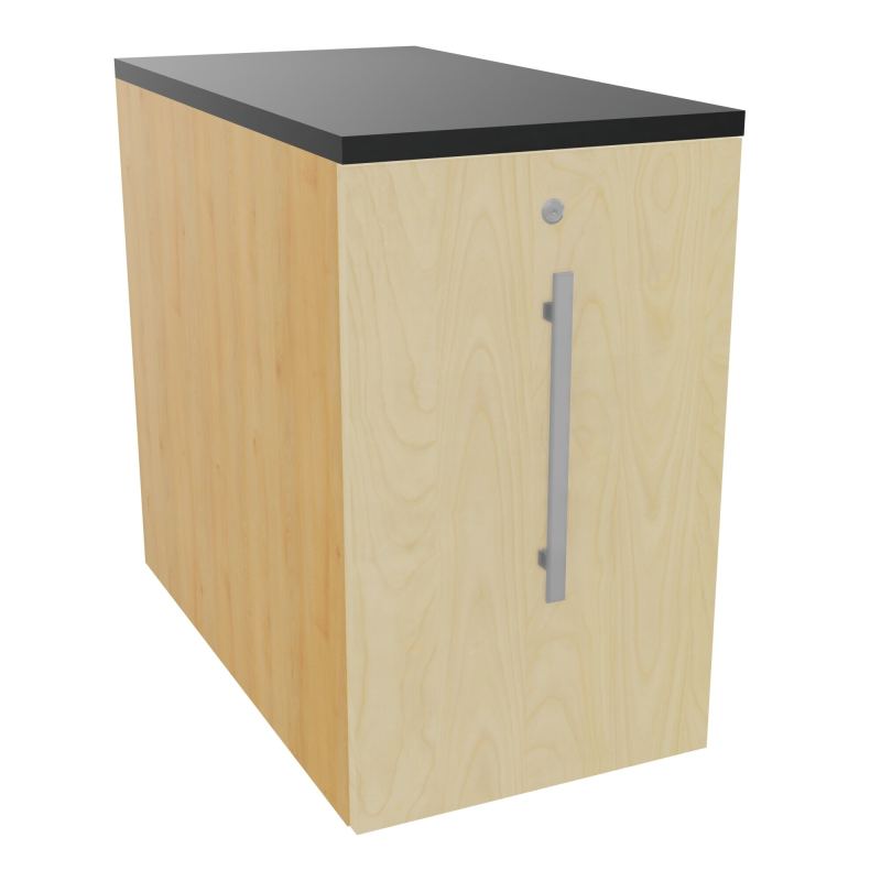 GUSTAVE CAISSON INDIVIDUEL H73,5 L43,2 P80 CM MELAMINE - CORPS  TOP  PORTE  R5 N8 R9