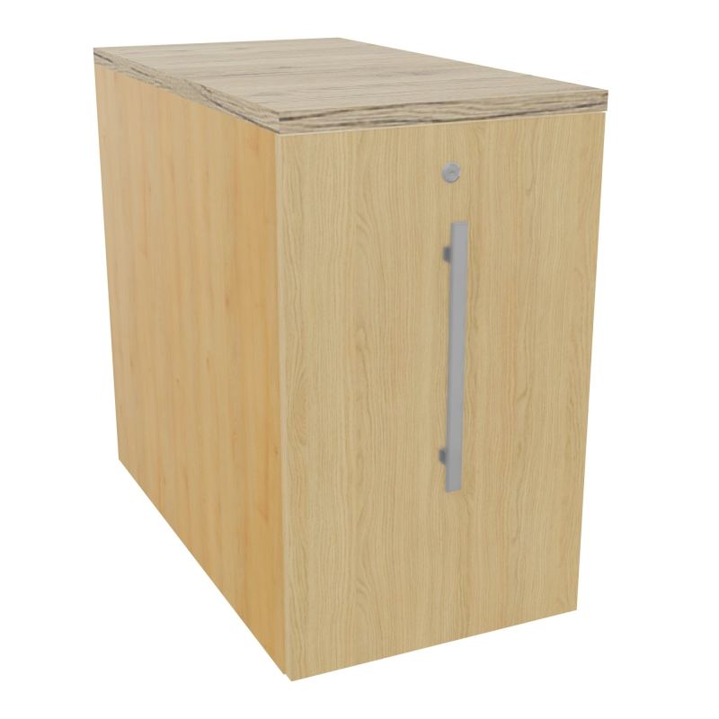 GUSTAVE CAISSON INDIVIDUEL H73,5 L43,2 P80 CM MELAMINE - CORPS  TOP  PORTE  R5 R1 R3
