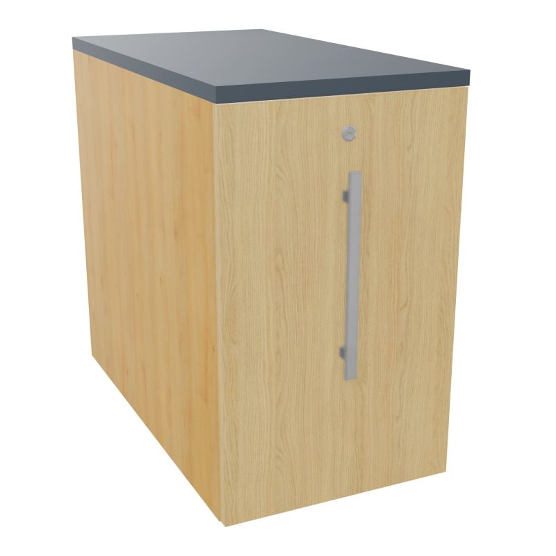 GUSTAVE CAISSON INDIVIDUEL H73,5 L43,2 P80 CM MELAMINE - CORPS  TOP  PORTE  R5 R1 R6