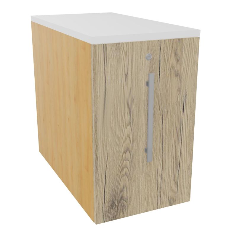GUSTAVE CAISSON INDIVIDUEL H73,5 L43,2 P80 CM MELAMINE - CORPS  TOP  PORTE  R5 R3 MG