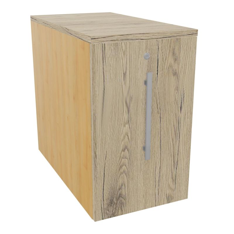 GUSTAVE CAISSON INDIVIDUEL H73,5 L43,2 P80 CM MELAMINE - CORPS  TOP  PORTE  R5 R3 R3